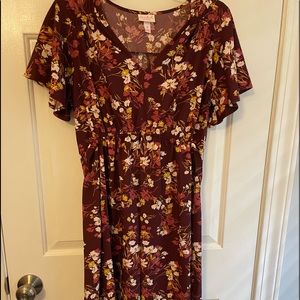 Maternity Floral Print Dress